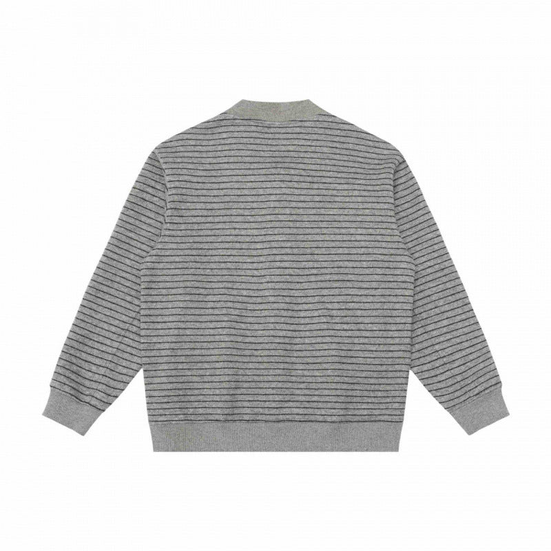 Herren Strukturiertes Strick-Cardigan mit Druckknopfleiste und geripptem Saum Shop Nory