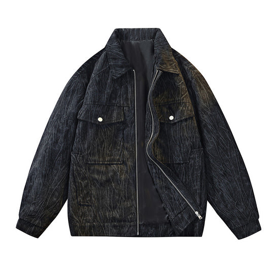 Herren Coole Utility-Jacke mit aufwendig strukturiertem Stoff Shop Nory