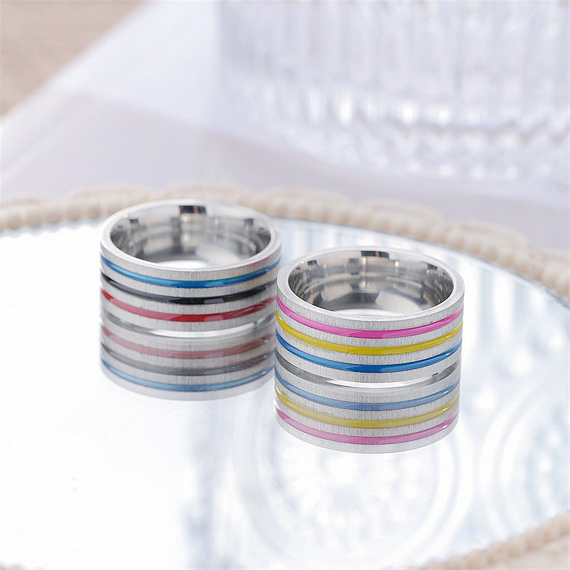 Herren Ring mit einzigartigem mehrfarbigem Design Shop Nory