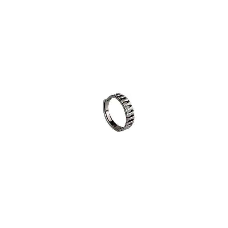 Damen Design-Ring mit strukturiertem Oberflächenmuster Shop Nory