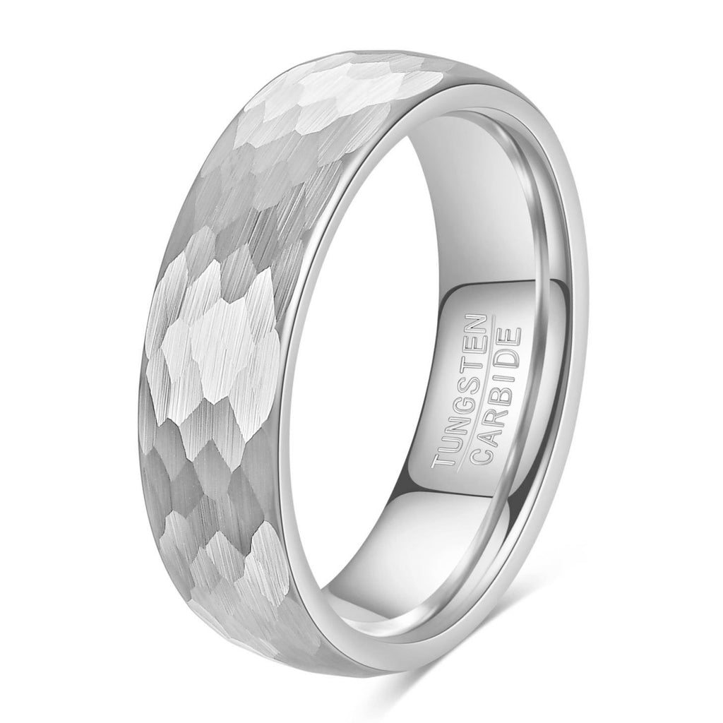 Herren Ring aus Wolframkarbid mit strukturiertem Oberflächenfinish Shop Nory