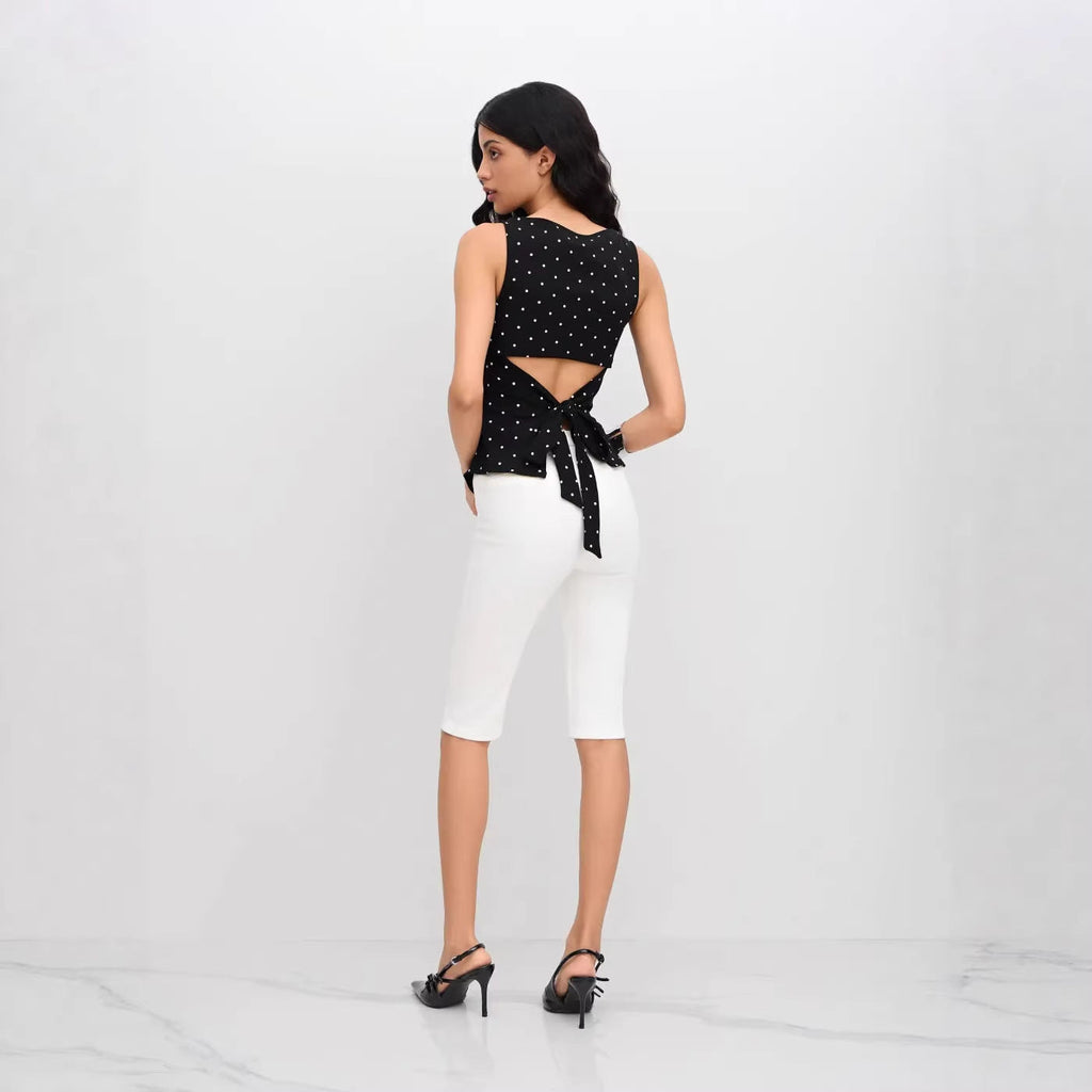 Damen Chic Rollkragen Top mit Raffung und Bindegürtel