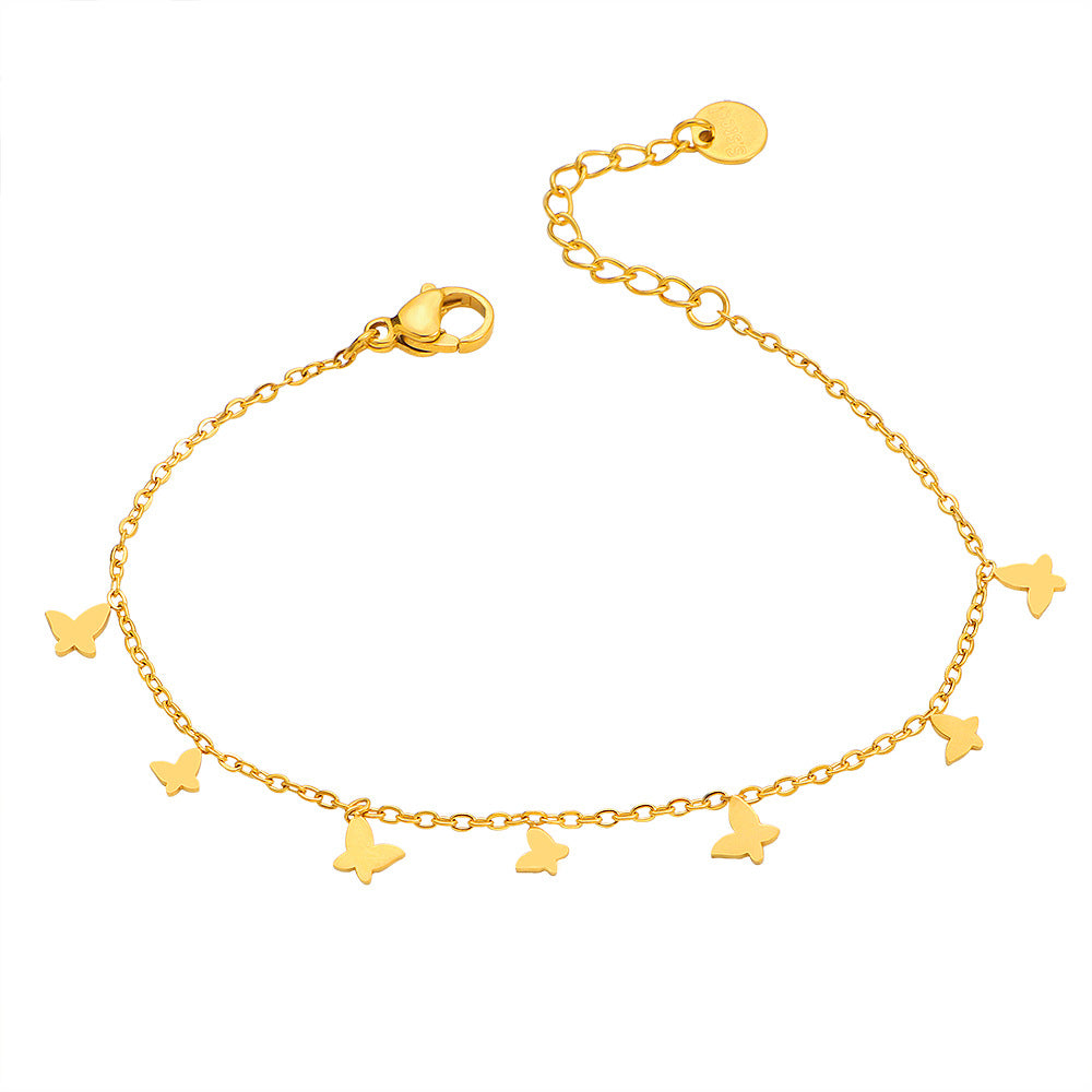Damen Schmetterlingsmotiv Verstellbares Armband Shop Nory