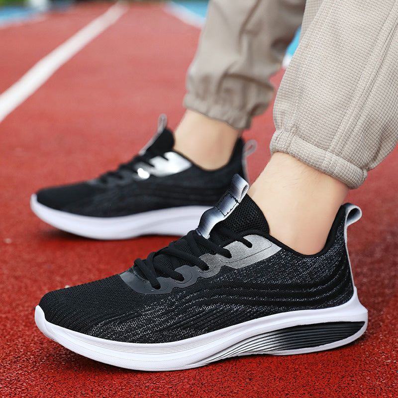 Herren Laufschuhe mit atmungsaktivem Obermaterial und stoßdämpfender Sohle