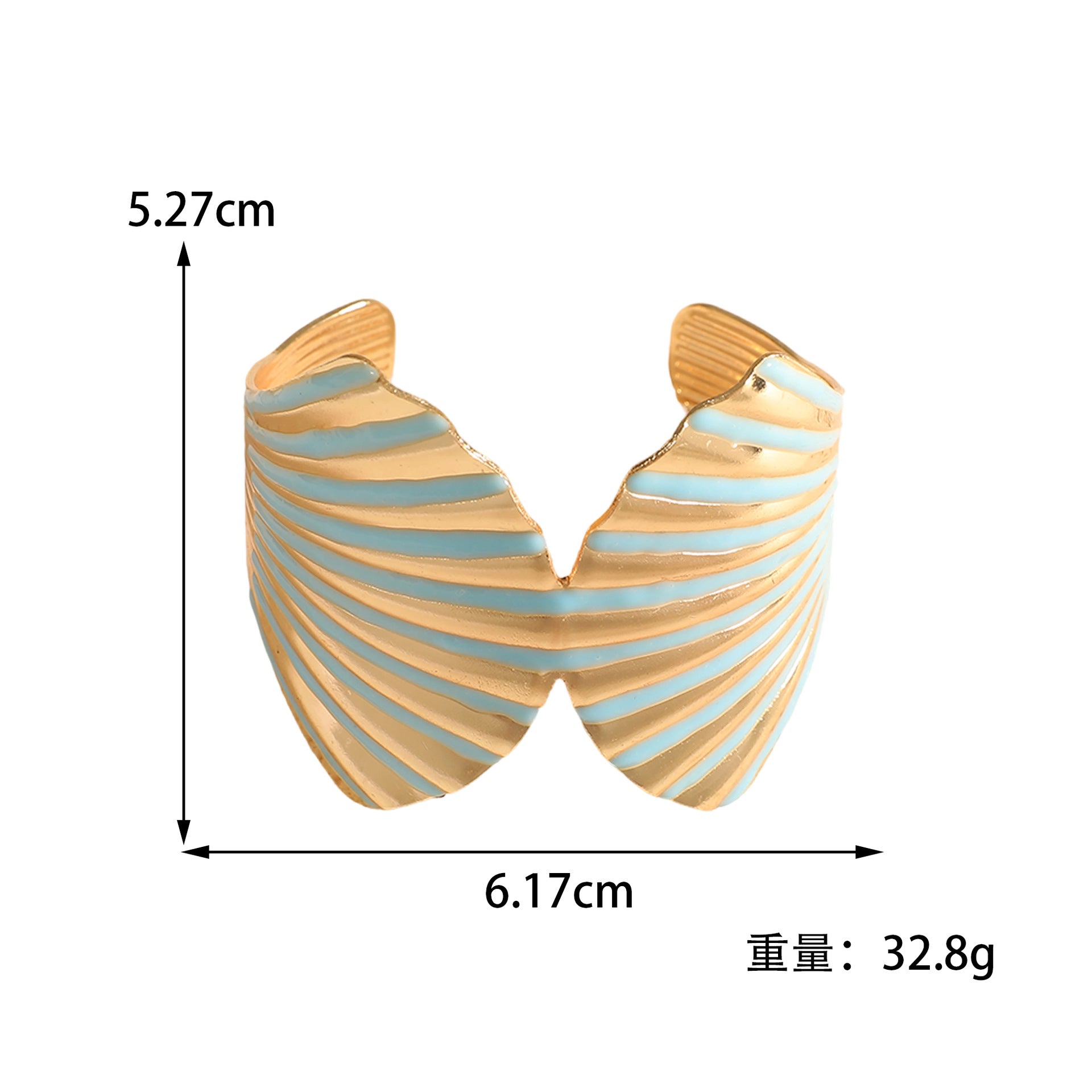 Damen Armreif mit elegantem Muschel-Design Shop Nory