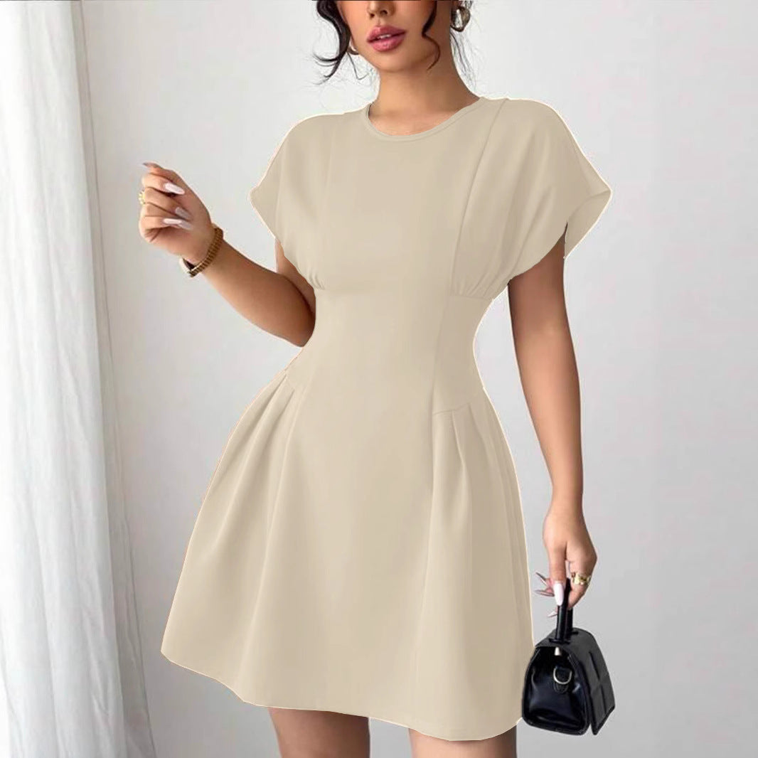 Damen Wickelkleid mit elegantem Schnitt und fließendem Rock