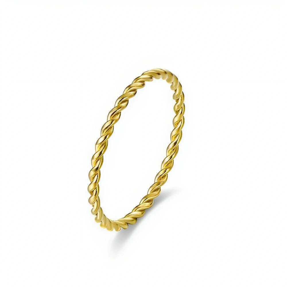 Damen Reversibler Ring mit gedrehtem Design Shop Nory
