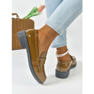 Damen modische Slipper mit trendigem Glanz und rutschfester Sohle