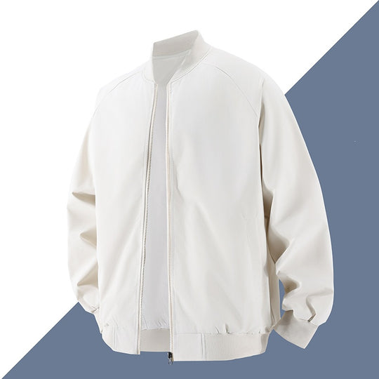 Herren Modische Bomberjacke mit elastischen Bündchen Shop Nory