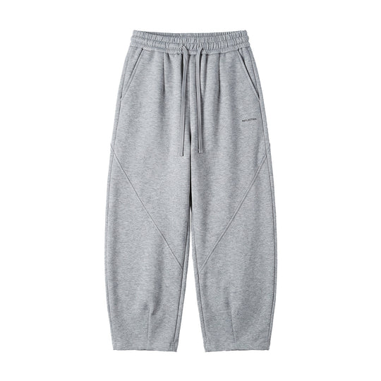 Herren Locker geschnittene Jogginghose mit Tunnelzug, Zierrnähten und Eingrifftaschen Shop Nory