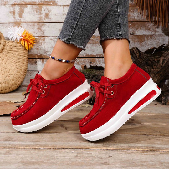 Damen Keil-Sneaker im Mokassin-Stil mit dämpfender Luftkissen-Plateausohle Shop Nory