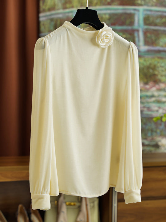 Damen Elegante Bluse mit Rüschen-Detail Shop Nory