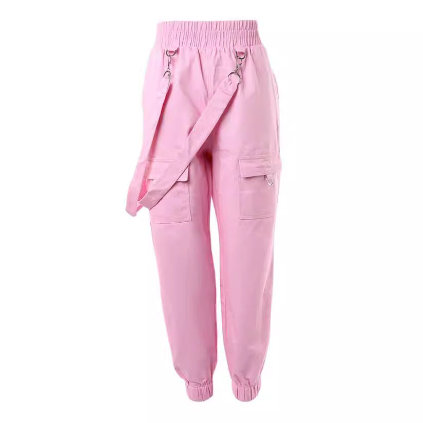 Damen Cargo-Hose mit praktischen Taschen und stylischem Gürtel