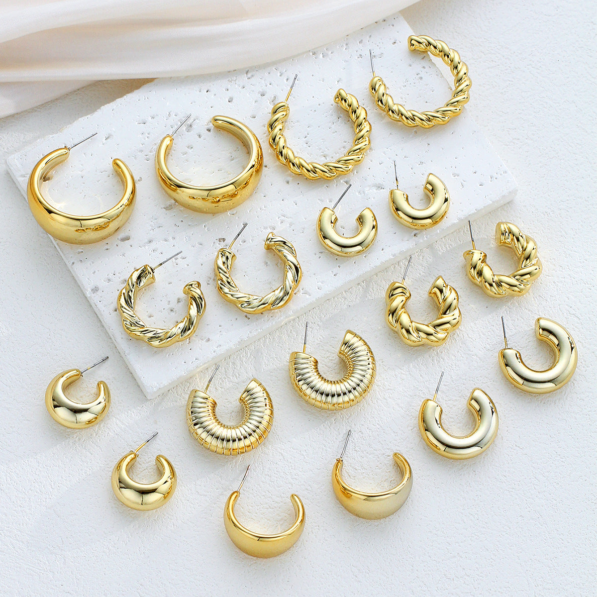 Damen elegantes Schmuckset aus hochwertigem Metall Shop Nory