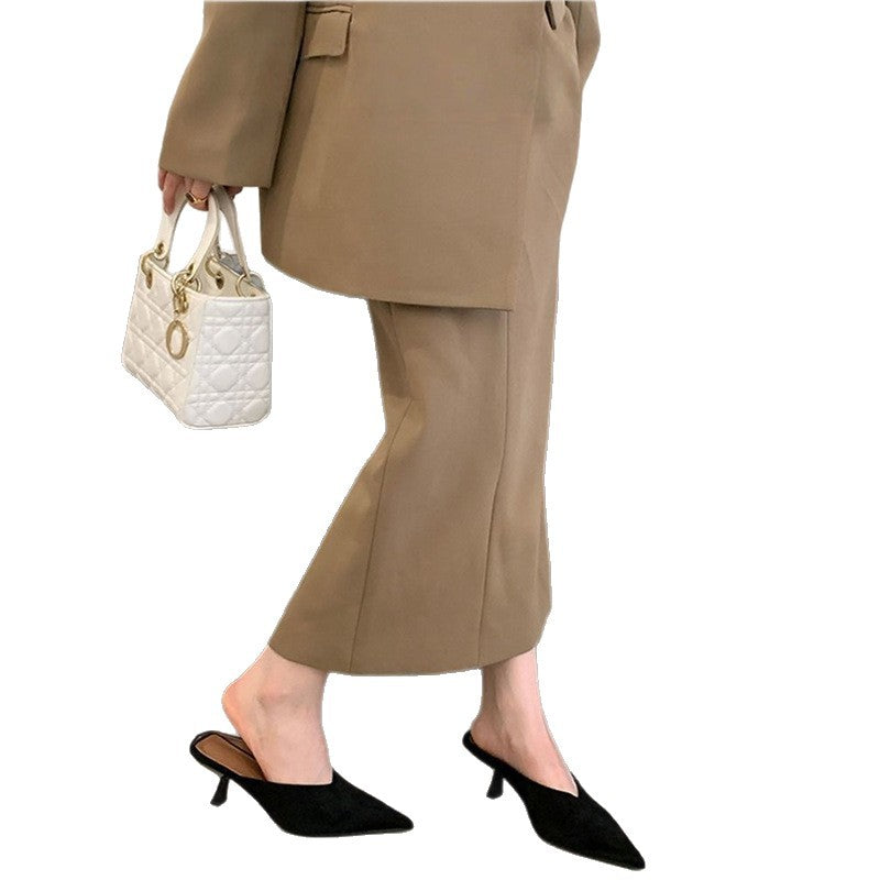 Damen Spitz zulaufende Schlupf‑Mules mit sculpted Kittenabsatz Shop Nory