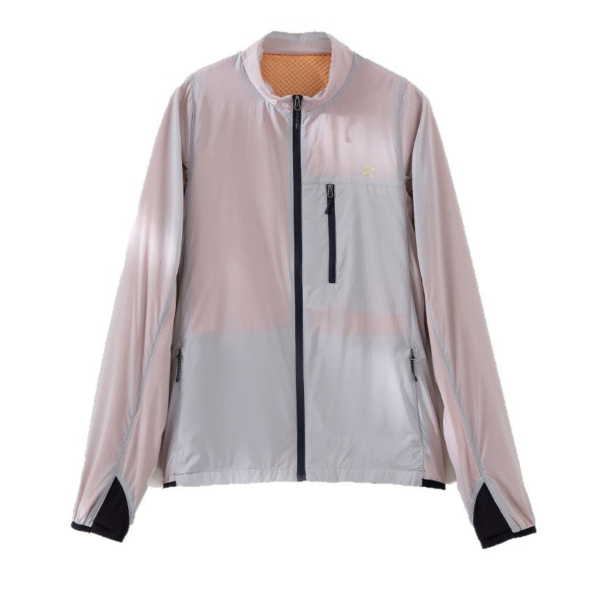 Herren Ultraleichte Wind- und Regenjacke mit durchgehendem Reißverschluss, Brusttasche und atmungsaktivem Meshfutter Shop Nory