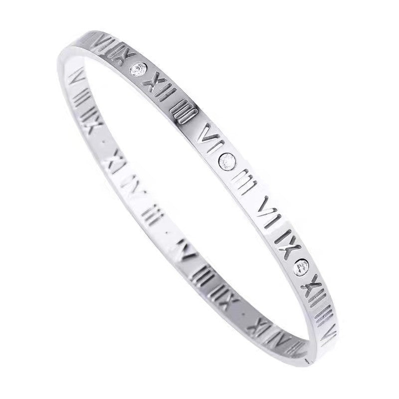 Damen Elegante Gravierte Armreif Bracelet Shop Nory