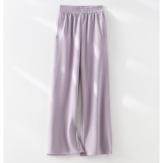 Damen Weite Komforthose mit hohem elastischem Bund und seitlichen Eingrifftaschen Shop Nory