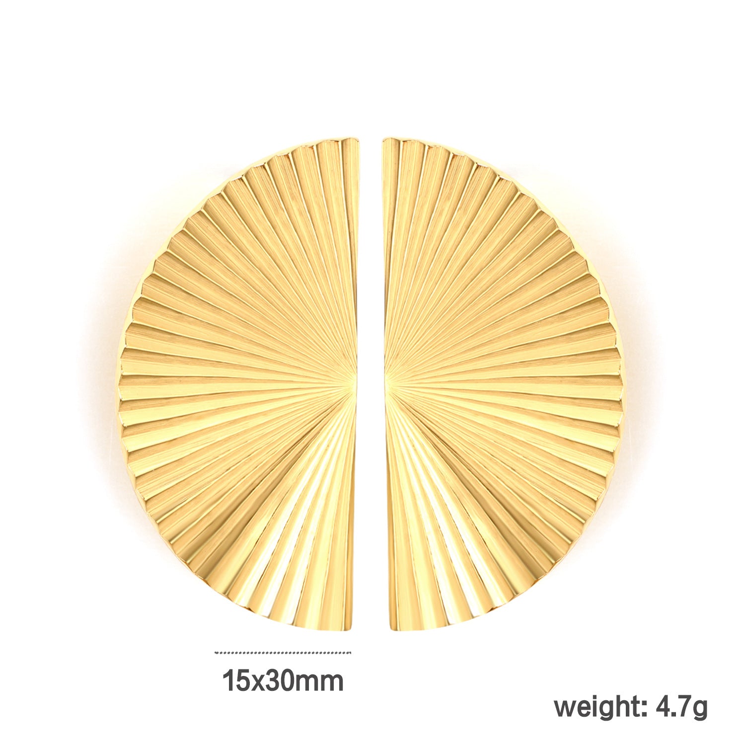Damen Hängende Ohrstecker mit ovalem Tigerauge und elegantem goldfarbenem Rahmen Shop Nory