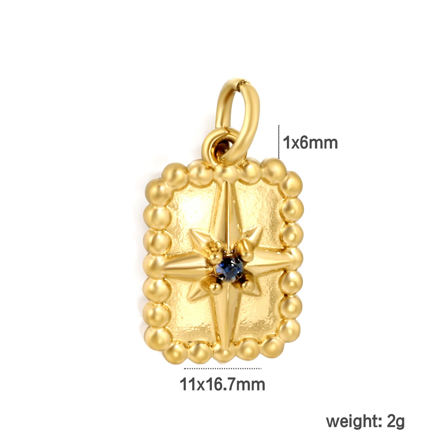 Damen hochwertiger Muschelanhänger aus goldplattiertem Edelstahl Shop Nory
