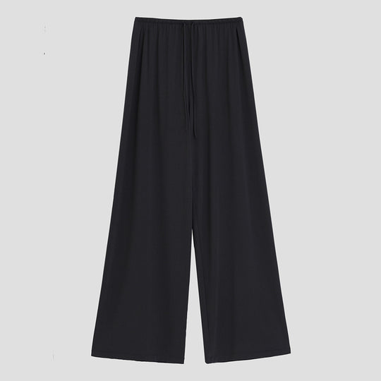 Damen Weite Relax-Hose aus seidigem Modal mit elastischem Bund und Tunnelzug Shop Nory