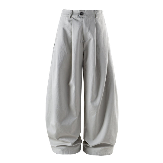 Damen weite High‑Waist‑Culotte mit Kellerfalte und verkürztem Bein Shop Nory