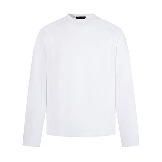 Herren Langarmshirt mit Rundhalsausschnitt aus meliertem Baumwollmix Shop Nory