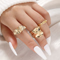 Damen Ring-Set mit kunstvoller und skulpturaler Gestaltung Shop Nory
