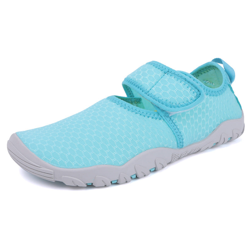 Damen Aquaschuhe mit flexiblem Klettverschluss und rutschfester Sohle
