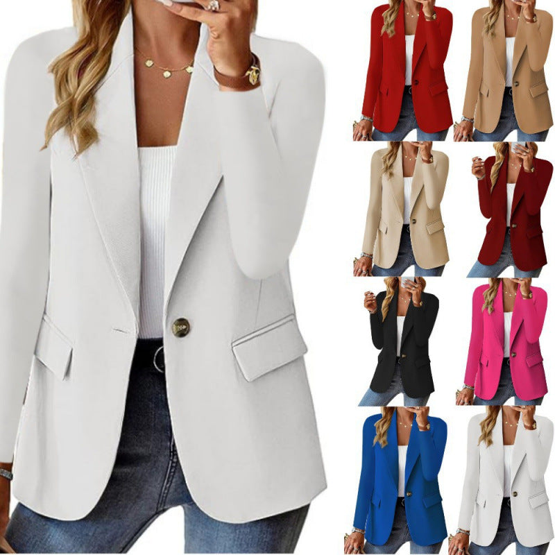 Damen Moderner Tailored Blazer mit elegante Knopfdetails