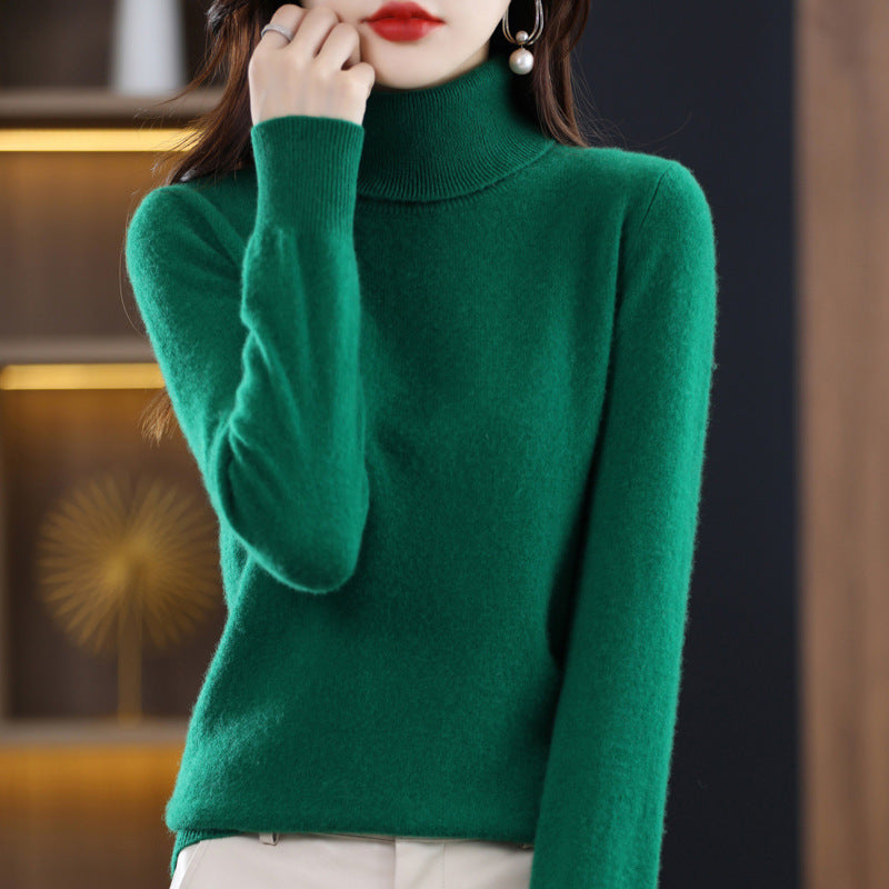 Damen Schmal geschnittener Rollkragenpullover aus kaschmirähnlichem Feinstrick mit softem Flor Shop Nory