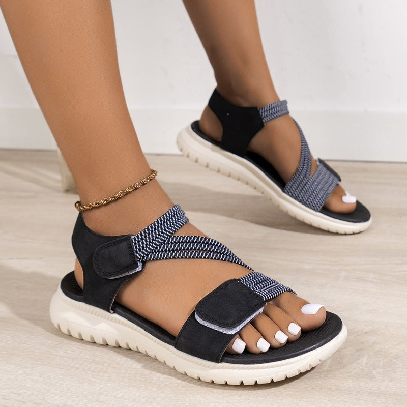 Damen Sportliche Riemchen-Sandalen mit ergonomischem Design