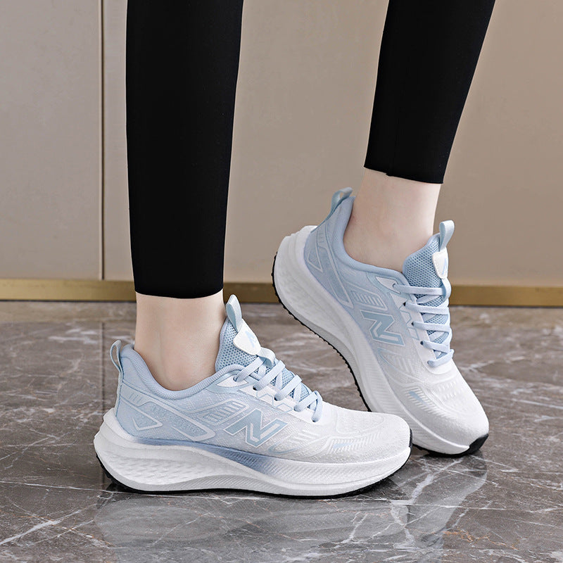 Damen Sportliche Laufschuhe mit atmungsaktivem Mesh-Obermaterial und dämpfendem Sohlenprofil