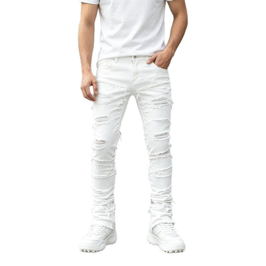 Herren Zerrissene Skinny Jeans Shop Nory