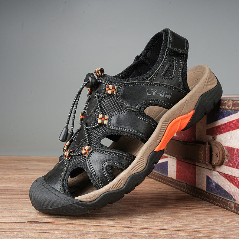 Damen Sportliche Trekking-Sandalen mit rutschfester Sohle und sicherem Schnellschnürsystem Shopnory