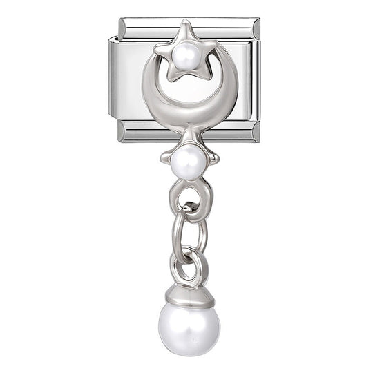 Zarte Schmetterling Charm-Link-Anhänger Aus Hochwertigem Edelstahl mit Kristallakzent