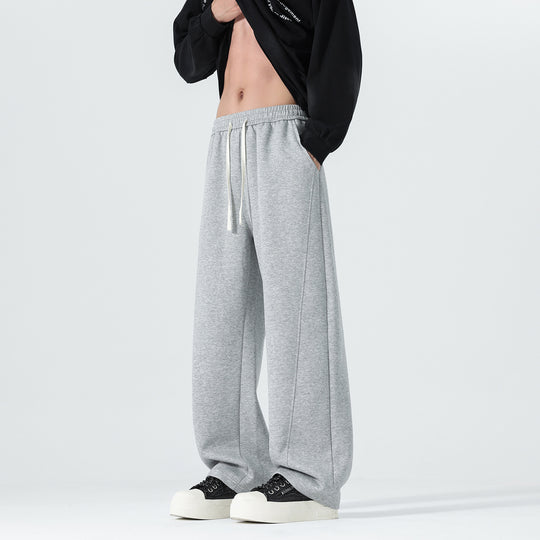 Herren Extraweite Sweatpants im Palazzo‑Look mit Tunnelzugbund und Seitentaschen Shop Nory