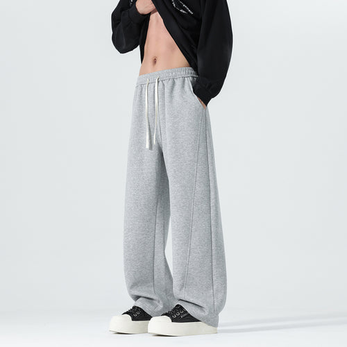 Herren Extraweite Sweatpants im Palazzo‑Look mit Tunnelzugbund und Seitentaschen Shop Nory