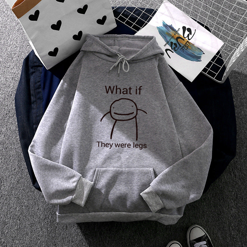 Damen nan Kapuzenpullover mit minimalistischer Grafik, lockerer Oversize-Passform und Kängurutasche Shop Nory