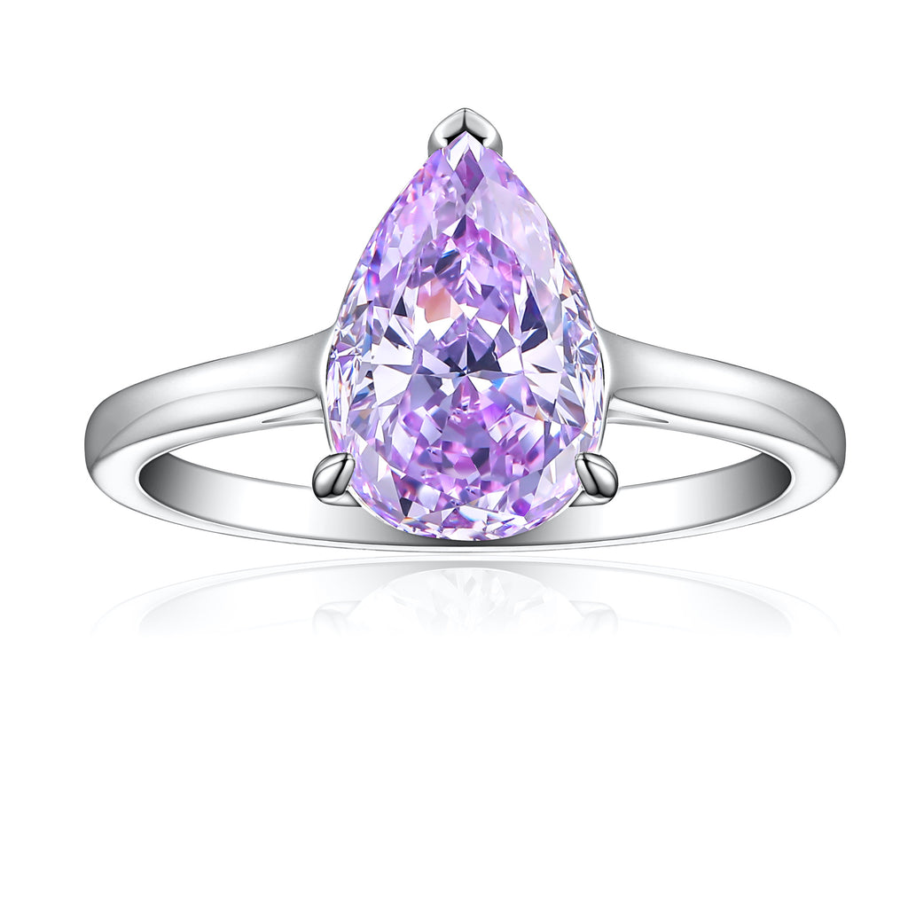 Damen extravagant gestalteter Ring mit tropfenförmigem Edelstein Shop Nory