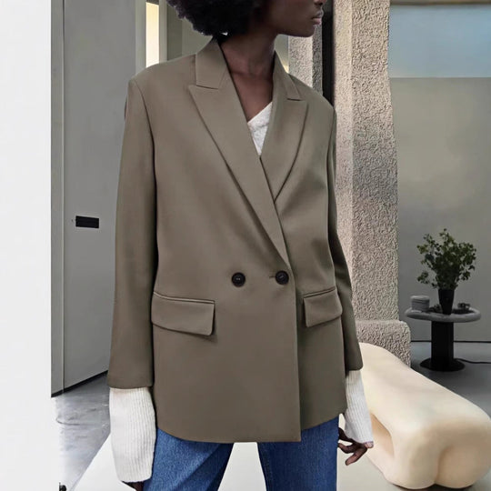 Damen Modischer und eleganter Oversized Blazer