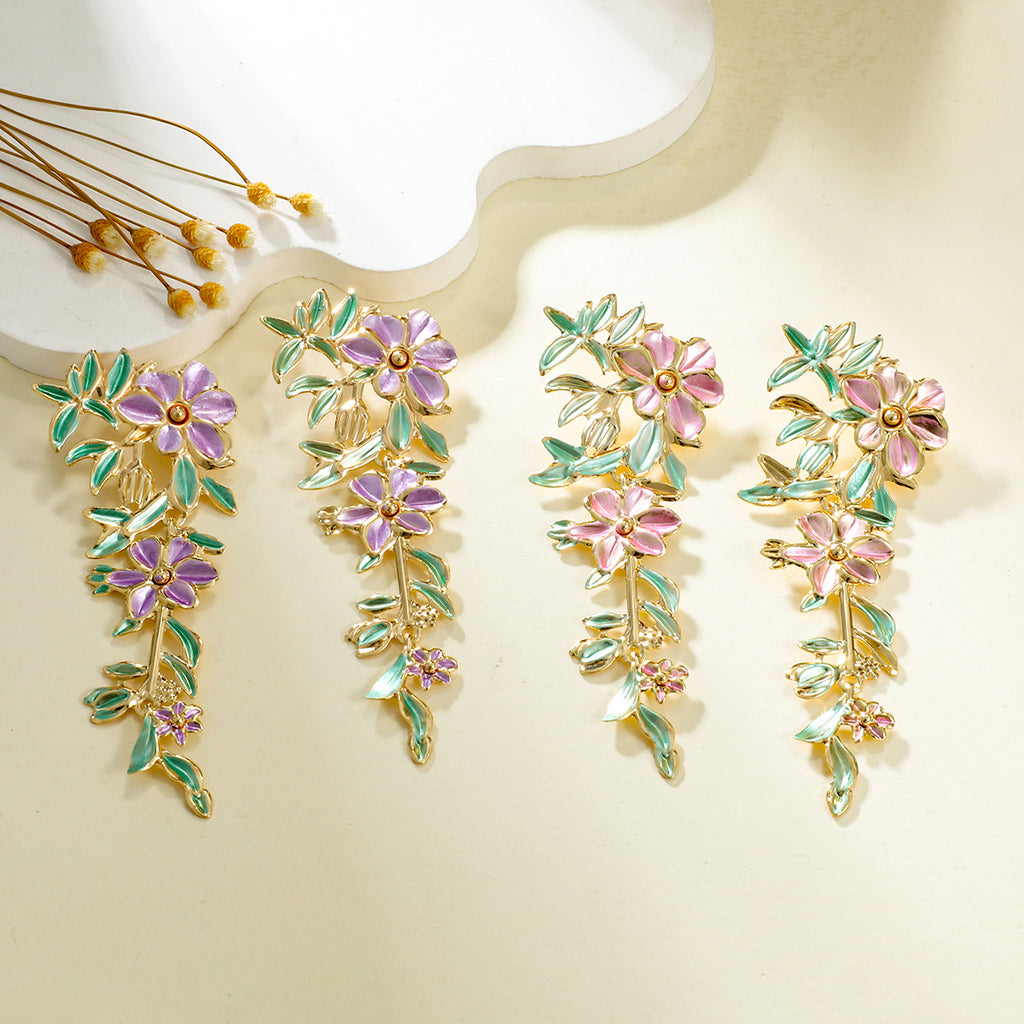 Damen Ohrringe im bezaubernden floralen Design Shop Nory