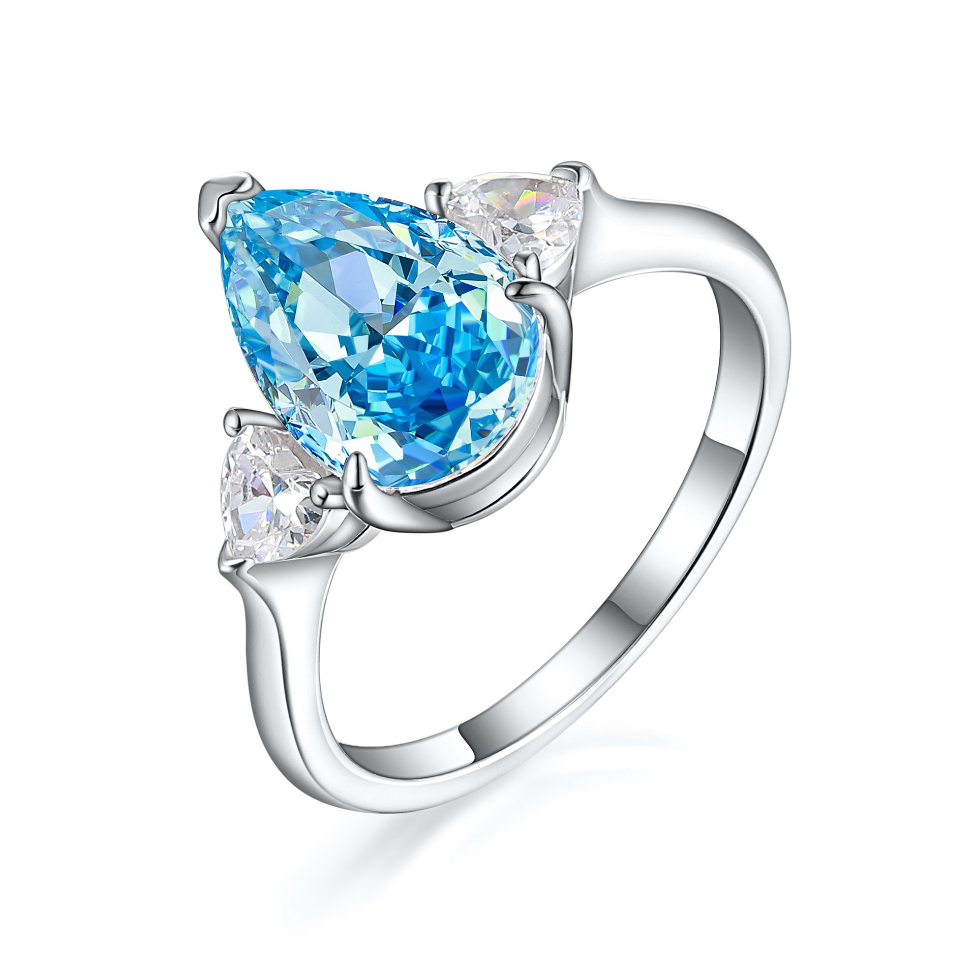 Damen Verlobungsring mit luxuriösem Zirkonia-Halo und filigranem Design Shop Nory