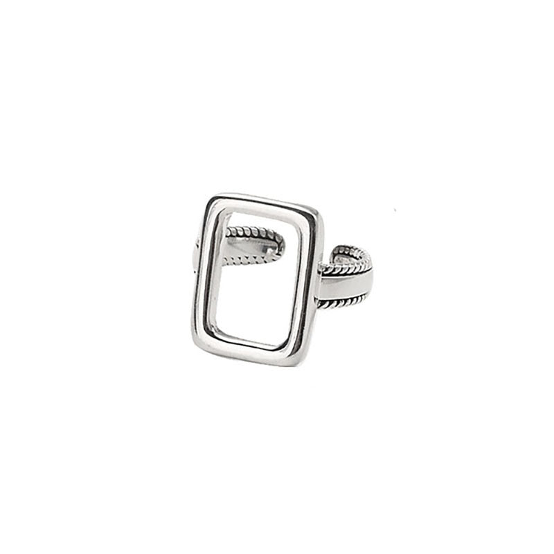 Damen geometrischer Trendring mit offener Fassung Shop Nory