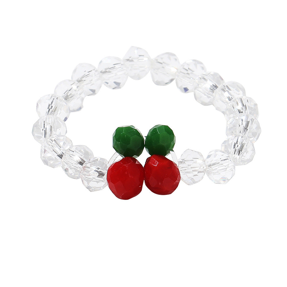 Damenring mit bunten Perlen und floralen Motiven Shop Nory