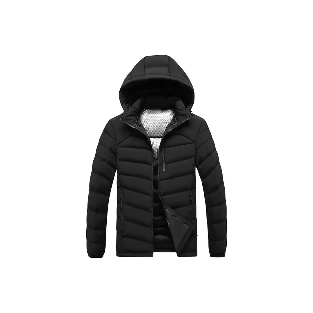Herren Isolierte Steppjacke mit Kapuze und Thermoreflect-Innenfutter Shop Nory