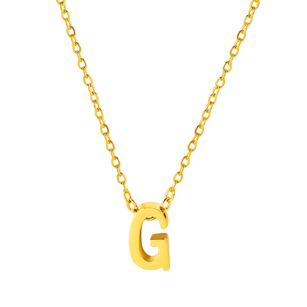 Damen personalisierte Initial Anhänger Halskette Shop Nory