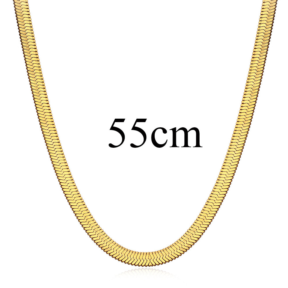 Damen Halskette aus hochwertigem Edelstahl mit elegantem Zopfmuster Shop Nory