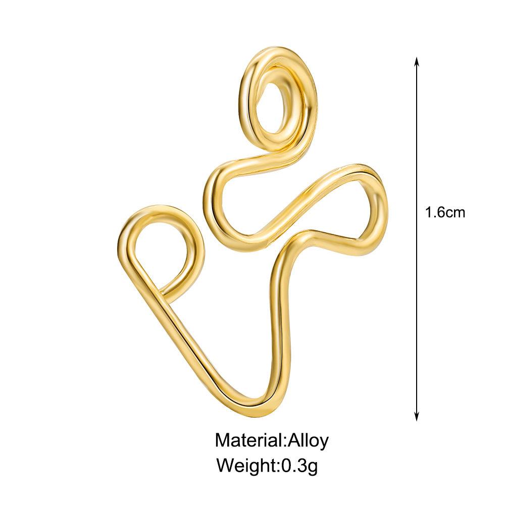 Damen modischer Haarclip mit elegantem Spiraldesign Shop Nory