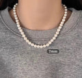 Damen klassische Süßwasserperlenkette Shop Nory
